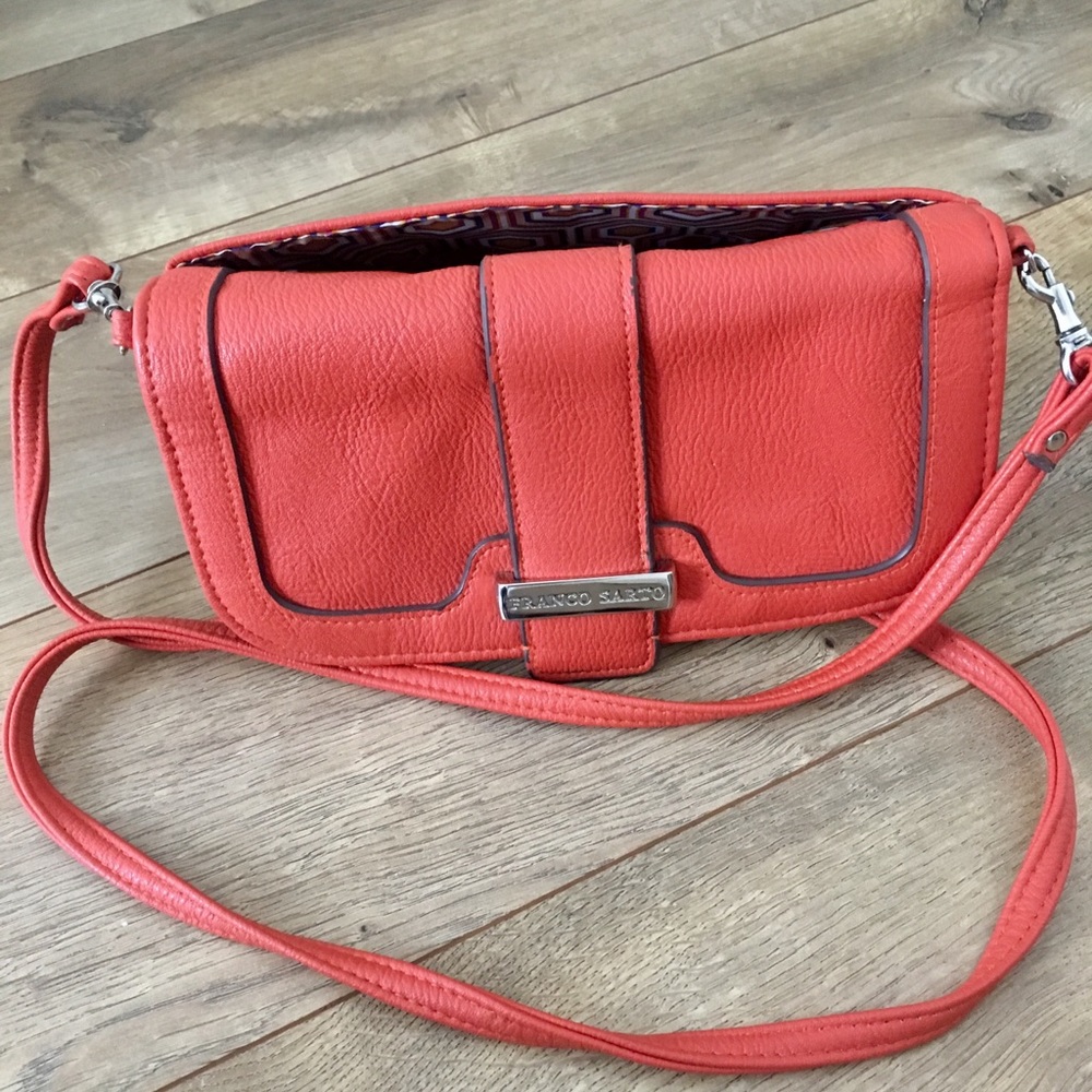 Franco Sarto Small Crossbody Purse (Coral)